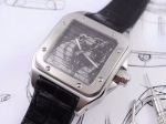 Cartier Santos  45MM in Diameter Silver Bezel With Logo Watch